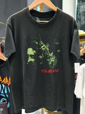 Saw 2004 Rare Washed Black Tshirt